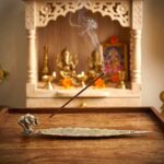 Leaf Incense Holder | Elephant | Silver | 12 inch