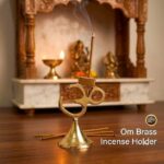 Brass OM Incense stick holder - Image 2