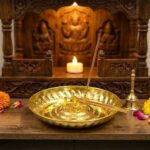 Radiant Brass Fluted Incense Burner & Ash Catcher - Image 2