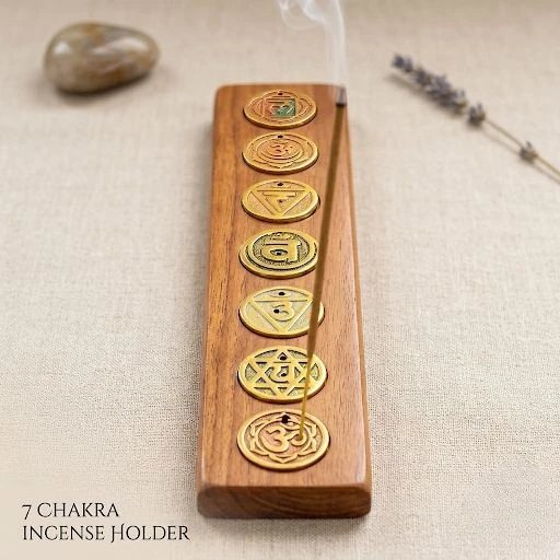 7 Incense stick burner set 7 Chakra incense stick burner set | Metal incense burners