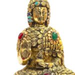 Brass Handcrafted Buddha Statue - Image 6