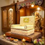 Royal Handcrafted Deity Singhasan (Throne) - Image 2