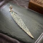 Leaf Incense Holder | Ganesha | Silver | 12 inch - Image 2