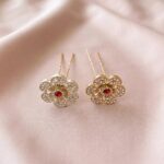Stylish Juda Pins | Hair Bun pin with Ad stone