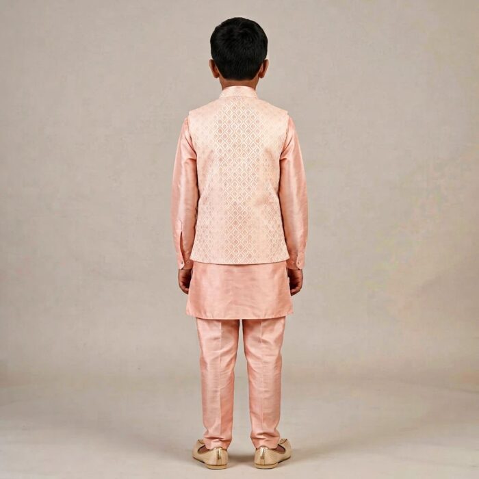 Festive Kids Kurta Pajama Outfit for Diwali and Weddings