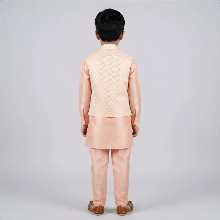 Kids Party wear Kurta Pajama Set - 6 Years | 3 Pc ethnic Kurta set
