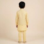 Stylish Boys Kurta Pajama with Matching Festive Jacket