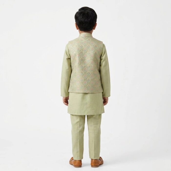 Festive Kids Kurta Pajama Outfit for Diwali and Weddings