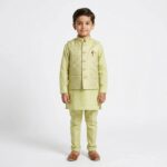Stylish Boys Kurta Pajama with Matching Festive Jacket