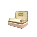 Royal Velvet Deity Singhasan - White - Image 3