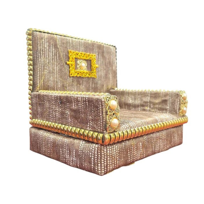 Premium Suede Large Laddu Gopal Singhasan