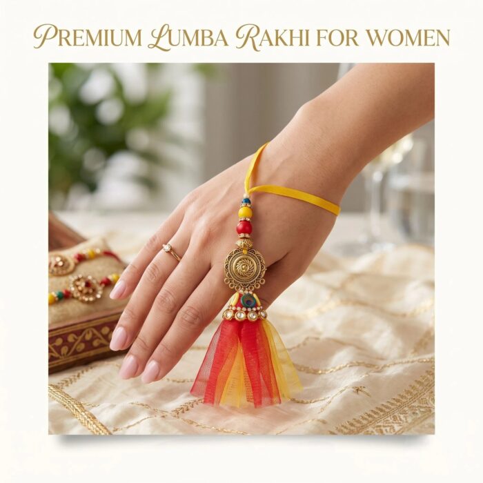 Stylish Bhabhi Rakhi | Bhabhi Lumba Rakhi
