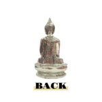 Brass Seated Buddha - Silver-Plated Statue - Image 9