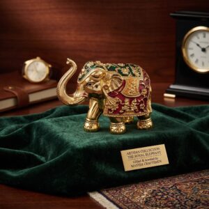 Decorative Gold Elephant Gift