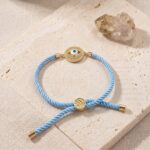 Premium Evil Eye Rakhi with CZ Stones | Send Rakhi hampers in Canada