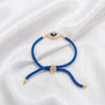 Premium Evil Eye Rakhi with CZ Stones | Send Rakhi hampers in Canada