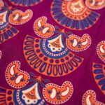Printed long Cotton Skirt - Image 3
