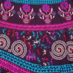 Printed long Cotton Skirt - Image 2