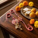 Elegant Bhai Bhabhi Rakhi combo | Bhai Rakhi and Bhabhi Lumba Rakhi set - Image 2