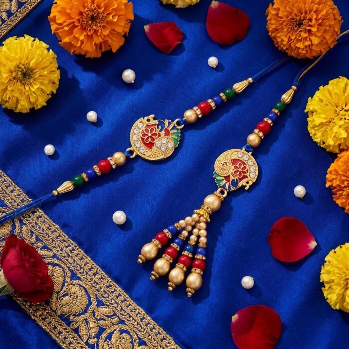 Rakhi for Brother and Sister-in-Law Lumba Rakhi