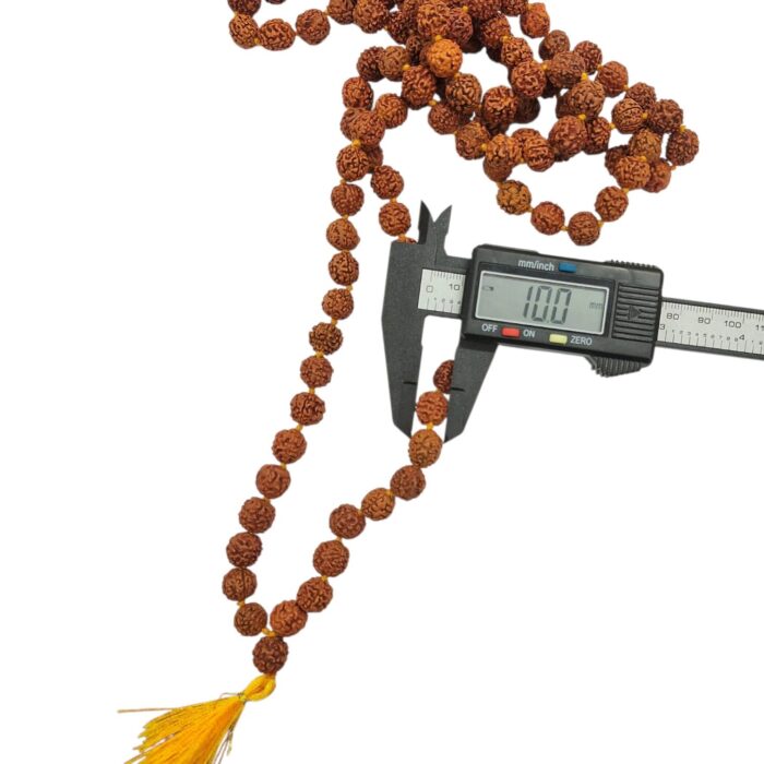Premium Sacred 10mm bead Rudraksha Mala  – 108 Beads - Image 6