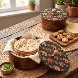 Mango Wood Cookie Storage Box - Great Gift for your loved ones