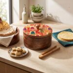 Mango Wood Cookie Storage Box - Great Gift for your loved ones