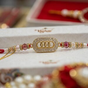 Premium Ad stone Rakhi | Order Rakhi from India for Quick delivery in Canada