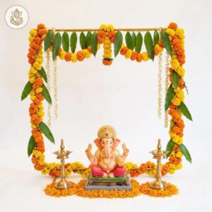 Styled 24 inch metal backdrop stand with floral arch - frame only, décor not included