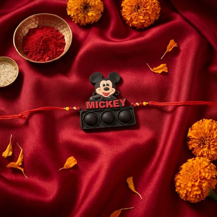 Cartoon Kids Rakhi with pop it - Image 5