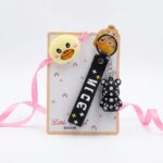 Cartoon Kids Rakhi with Key Chain - Image 5