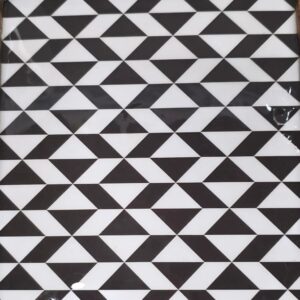 Monochrome Geo pattern - Black-and-white triangles pattern