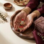 Bhabhi Lumba Rakhi - Kundan - Image 2