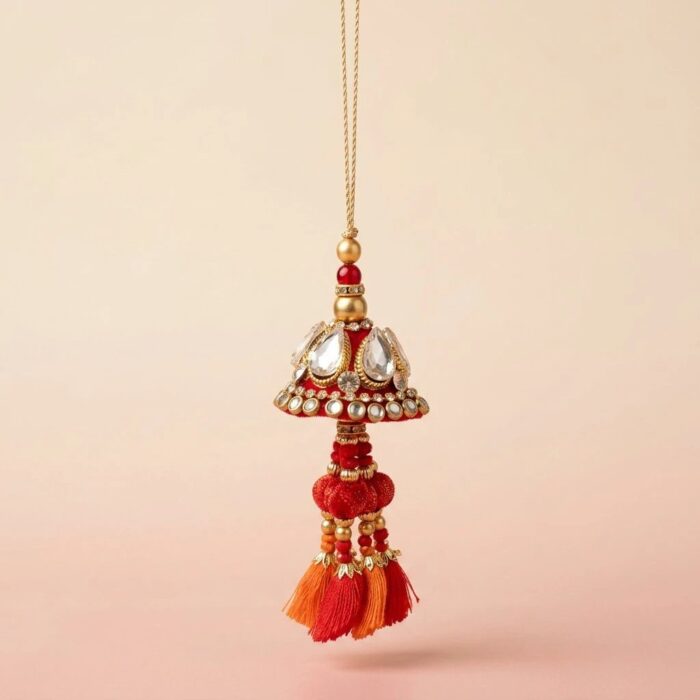 Bhabhi Rakhi with Kundan stone work