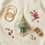 Bhabhi Lumba Rakhi - Elegant Kundan Lumba - Image 2