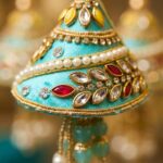 Designer Kundan Lumba Rakhi