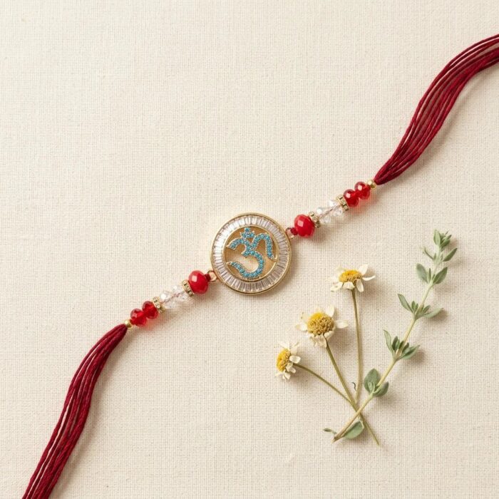 AD Stone Om Rakhi - Image 4