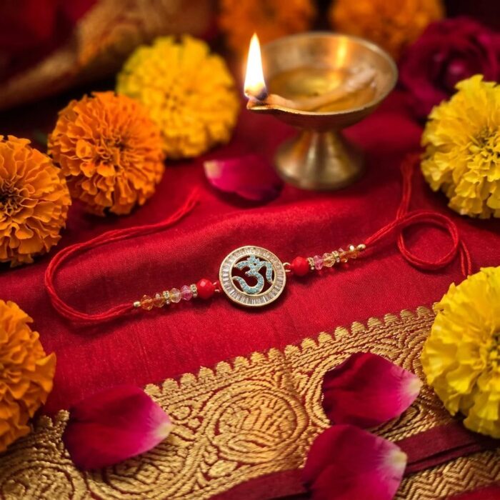 AD Stone Om Rakhi - Image 6