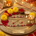 Bhai Bhabhi Slim Rakhi combo - Premium Rakhi Set - Image 2