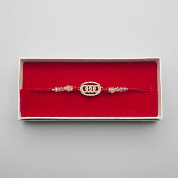 AD stone Rakhi | Premium Rakhi - Image 9