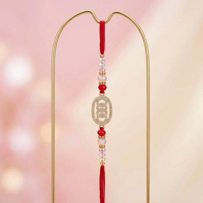 AD stone Rakhi | Premium Rakhi - Image 4
