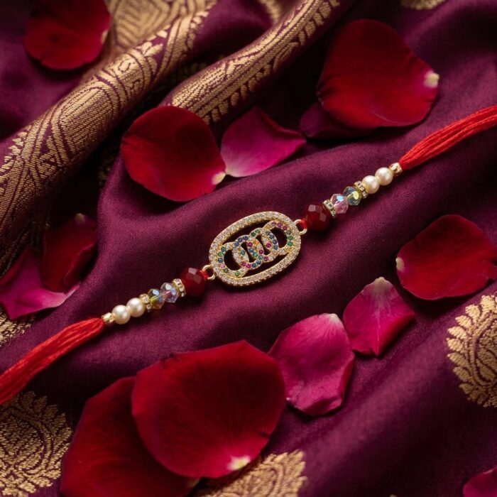 AD stone Rakhi | Premium Rakhi - Image 3
