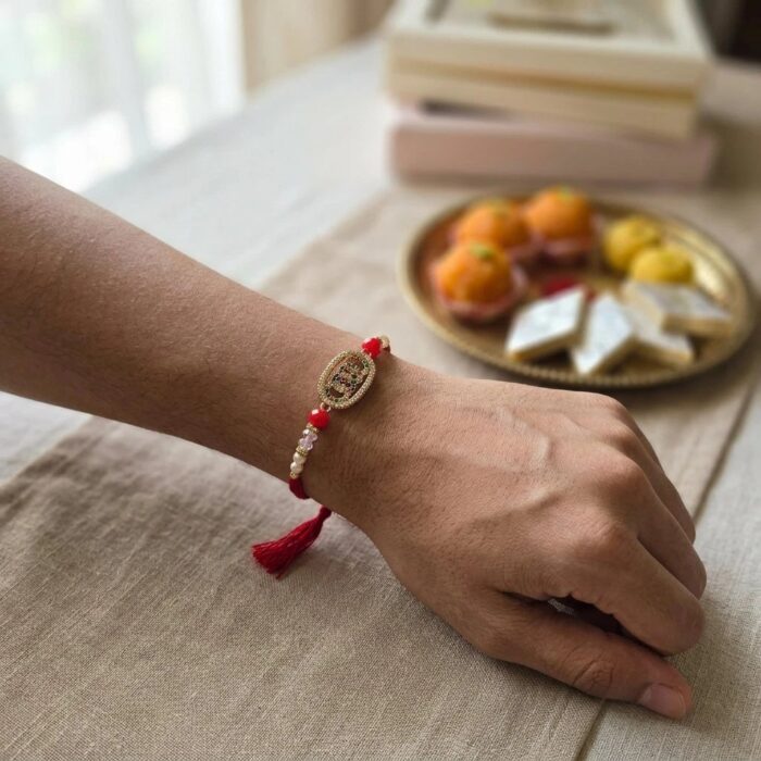 AD stone Rakhi | Premium Rakhi - Image 9