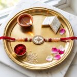 AD stone Rakhi | Premium Gold Plated Rakhi - Image 5