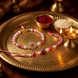 Slim Bhai Rakhi and Bhabhi Lumba Bracelet