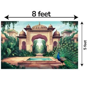 8ft x 5ft Royal theme Decor Backdrop curtain