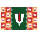Balaji Backdrop - 8×5 ft Printed Curtain | Indian Background Decoration