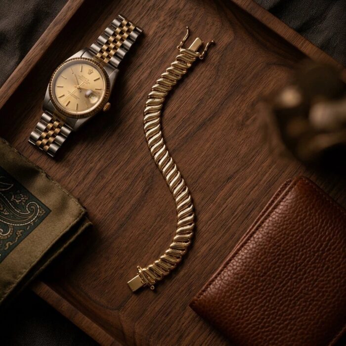 Gold Plated Stainless Steel Bracelet for Men | Anti Tarnish Jewelry - Image 4