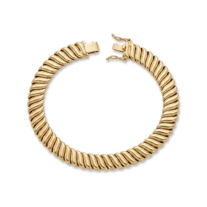 Gold Plated Stainless Steel Bracelet for Men | Anti Tarnish Jewelry - Image 2