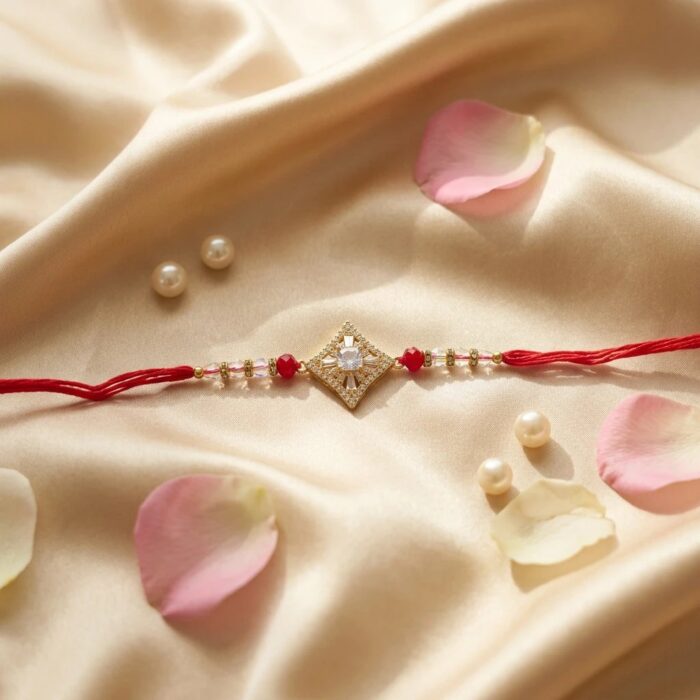 AD stone Rakhi | Premium Rakhi - Image 4